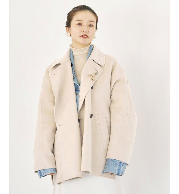 追加2》スーパー160ダブルフェイス ショートコート（IENA）｜ルミネの