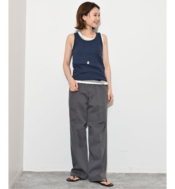 SLOBE IENA「《追加4》basic タンクトップ」|タンクトップ|