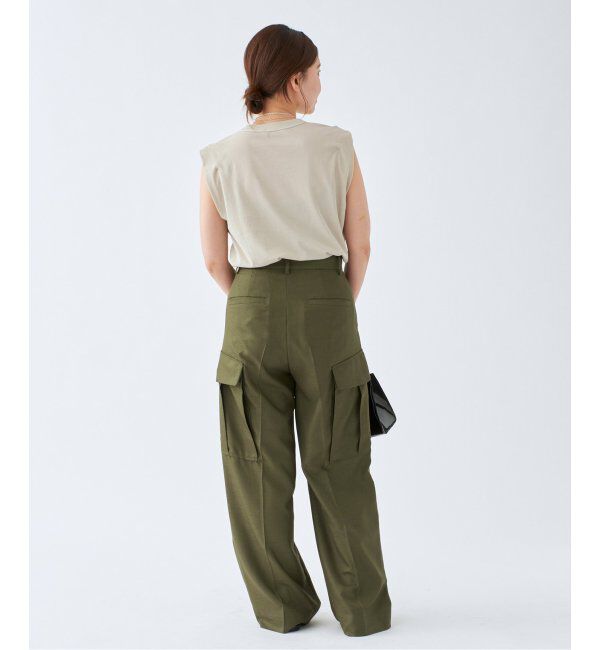 IENA「ATON/エイトン FRESCA SINGLE JERSEY ノースリーブ」|Tシャツ・カットソー|