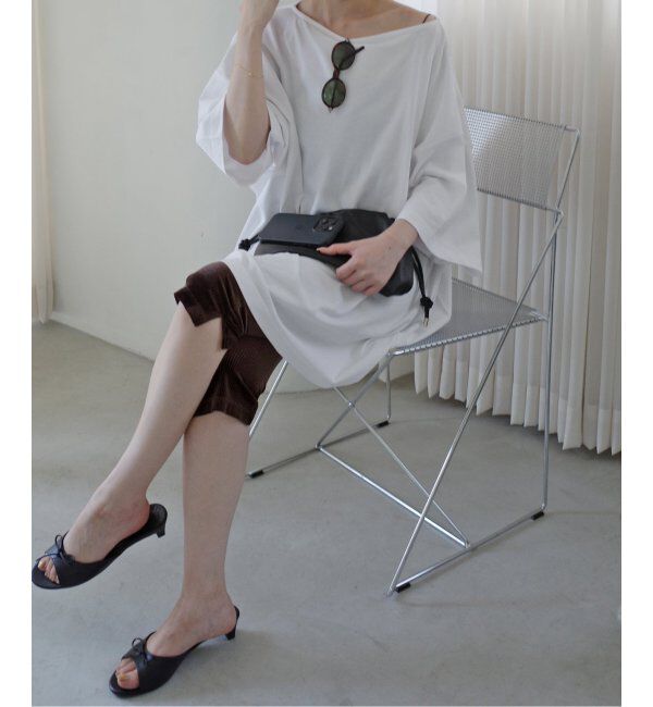 SLOBE IENA「《2枚セット/追加》Plus by ONIT/オニット SLOBE別注 BIG TEE レギンスセット」|Tシャツ・カットソー|