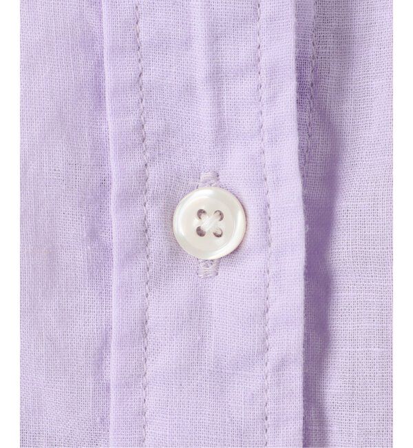 SLOBE IENA「《追加2》リネンコットンレギュラーシャツ」|シャツ・ブラウス|