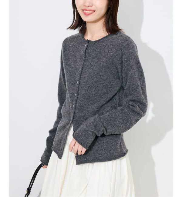 SLOBE IENA「echecs クルーネックカーディガン」|カーディガン|