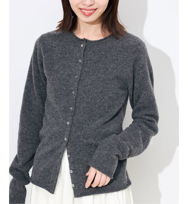 SLOBE IENA「echecs クルーネックカーディガン」|カーディガン|