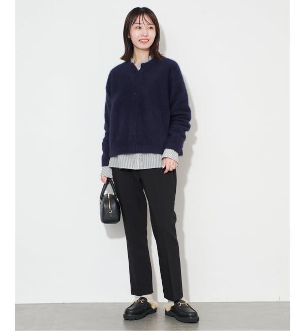 SLOBE IENA「《吸湿発熱/WEBのみ4サイズ展開》CIRCULATE WARM スティックパンツ」|スラックス|