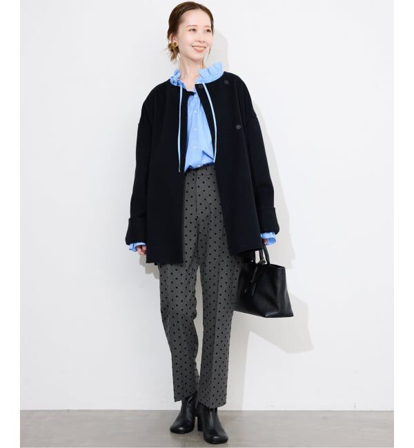 SLOBE IENA「《吸湿発熱/WEBのみ4サイズ展開》CIRCULATE WARM スティックパンツ」|スラックス|