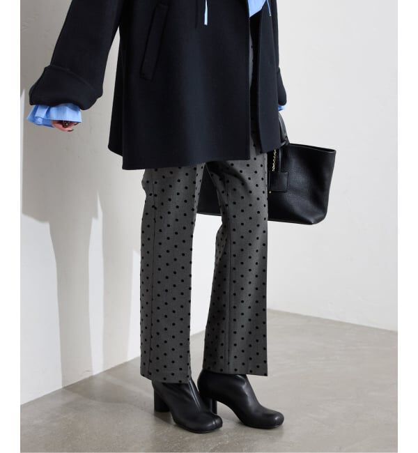 SLOBE IENA「《吸湿発熱/WEBのみ4サイズ展開》CIRCULATE WARM スティックパンツ」|スラックス|