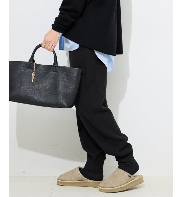 SLOBE IENA「《セットアップ対応可》ウォッシャブルスムース ジョガーパンツ」|その他|