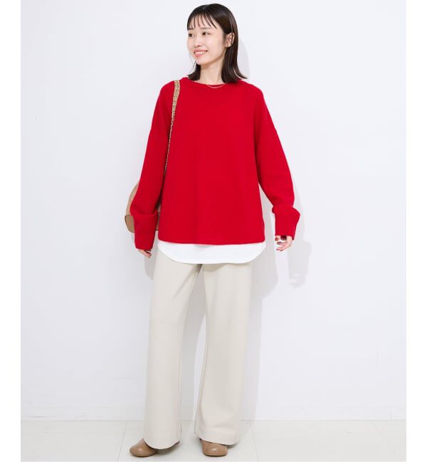 SLOBE IENA「ラムウールプルオーバー」|ニット・セーター|