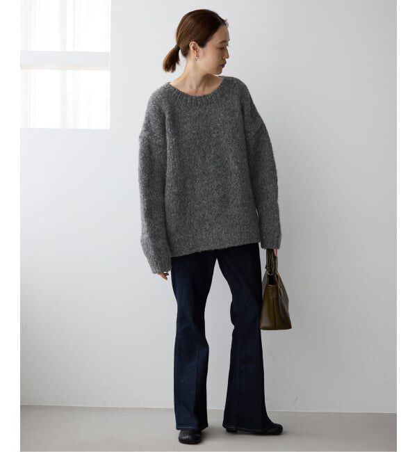 SLOBE IENA「+81BRANCA/ハチイチブランカ SLOBE別注 ペルーニット」|ニット・セーター|