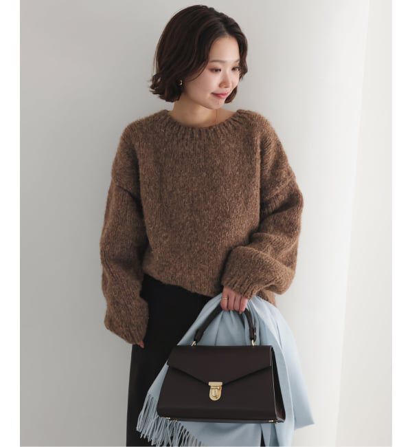 SLOBE IENA「+81BRANCA/ハチイチブランカ SLOBE別注 ペルーニット」|ニット・セーター|