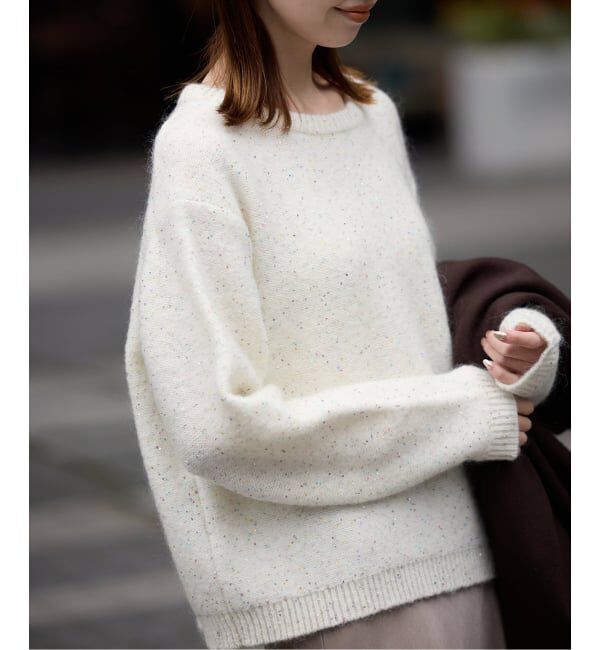 SLOBE IENA「スパンコールニット」|ニット・セーター|