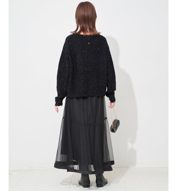 SLOBE IENA「スパンコールニット」|ニット・セーター|