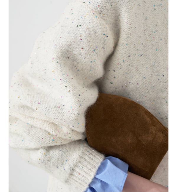 SLOBE IENA「スパンコールニット」|ニット・セーター|