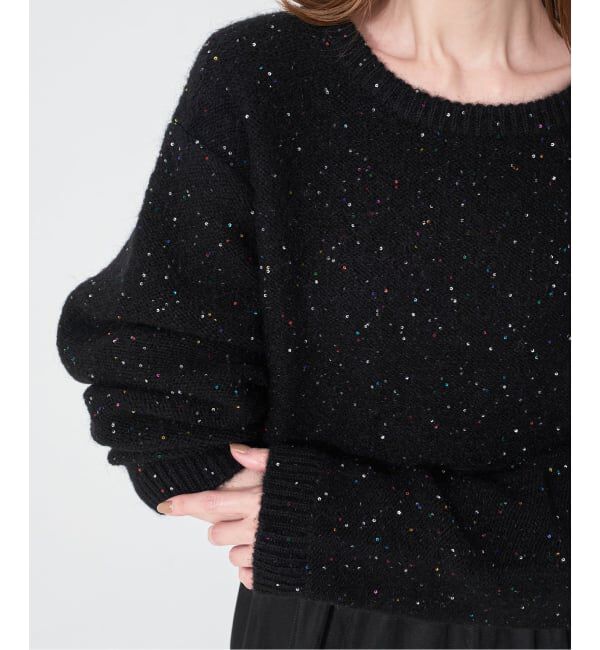 SLOBE IENA「スパンコールニット」|ニット・セーター|