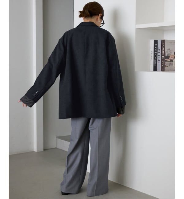 SLOBE IENA「《WEBのみ4サイズ展開/追加》TRワイドトラウザー」|スラックス|