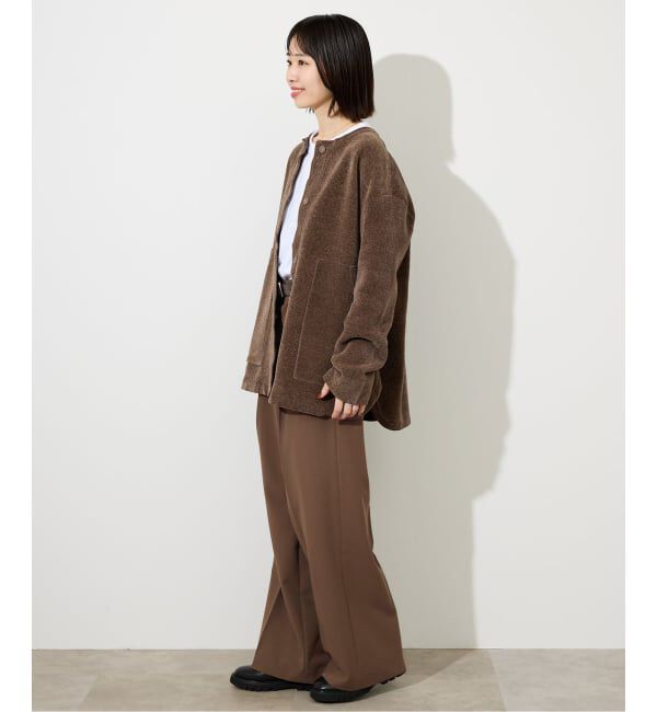 SLOBE IENA「《WEBのみ4サイズ展開/追加》TRワイドトラウザー」|スラックス|