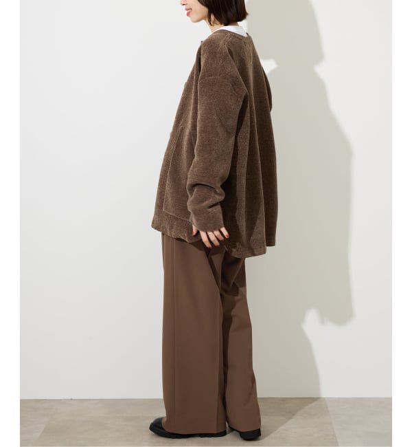 SLOBE IENA「《WEBのみ4サイズ展開/追加》TRワイドトラウザー」|スラックス|