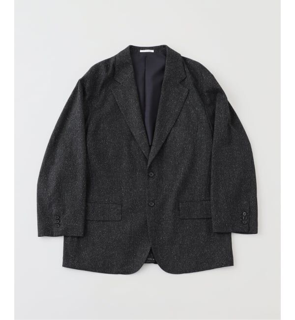 EDIFICE「COUTURE D&rsquo;ADAM (クチュール ド アダム) Big ジャケット(シルクネップ へリンボン)」|テーラードジャケット|グレー