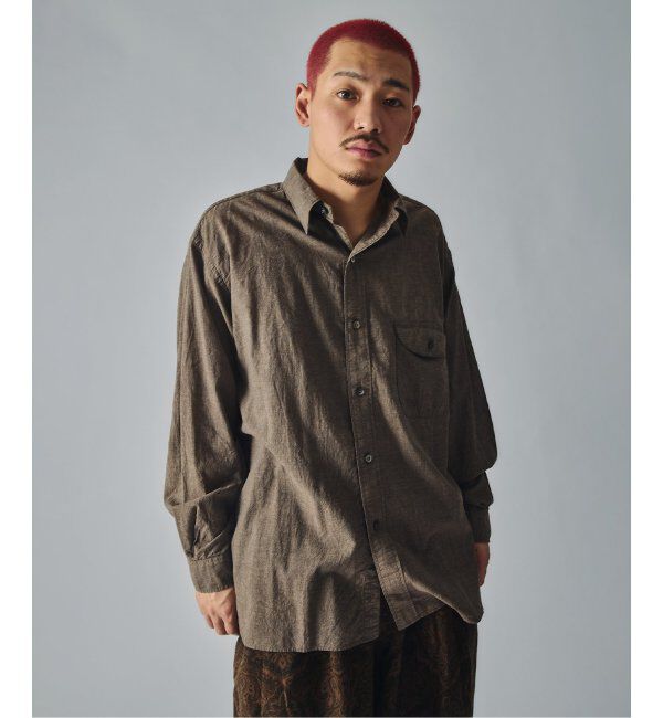 J.S.Homestead「J.S.Homestead / オーガニックポプリン 1フラップシャツ」|シャツ・ブラウス|