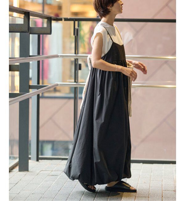 JOURNAL STANDARD relume「［2枚セット］フレンチスリーブT付きバルーンキャミワンピース」|ワンピース|