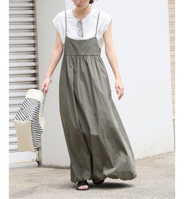 JOURNAL STANDARD relume「［2枚セット］フレンチスリーブT付きバルーンキャミワンピース」|ワンピース|