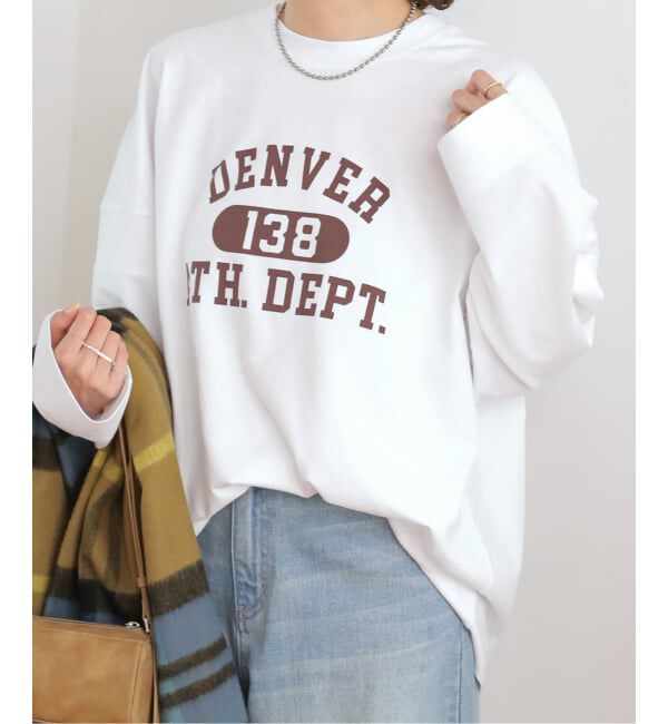 JOURNAL STANDARD relume「別注【Champion/チャンピオン】ロングスリーブTシャツ16s/OE」|Tシャツ・カットソー|ホワイト