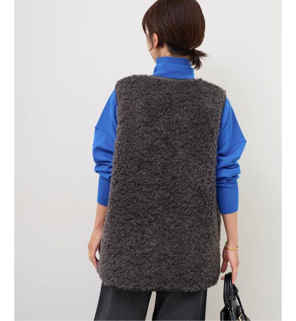 WEB限定追加》シープフェイクファージップベスト（JOURNAL STANDARD