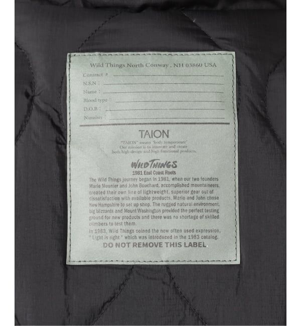 JOURNAL STANDARD relume「《追加》別注 WILD THINGS&times;TAION&times;relume HAPPY JKT：リバーシブルダウン」|ダウン|