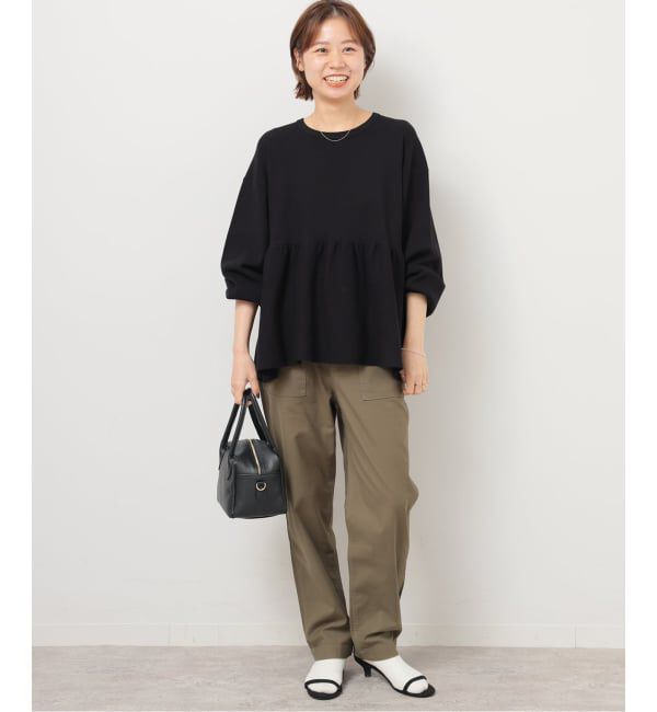 JOURNAL STANDARD relume「《WEB限定追加》ウォッシャブルペプラムプルオーバー」|ニット・セーター|