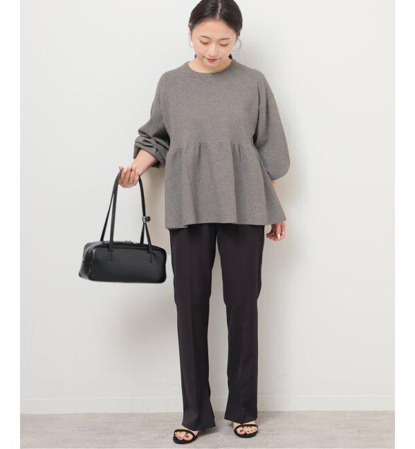 JOURNAL STANDARD relume「《WEB限定追加》ウォッシャブルペプラムプルオーバー」|ニット・セーター|