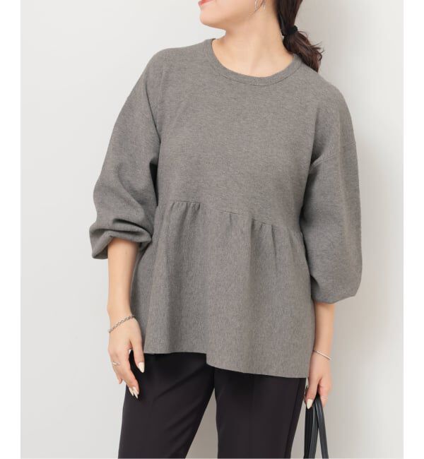 JOURNAL STANDARD relume「《WEB限定追加》ウォッシャブルペプラムプルオーバー」|ニット・セーター|