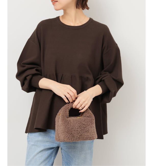 JOURNAL STANDARD relume「《WEB限定追加》ウォッシャブルペプラムプルオーバー」|ニット・セーター|