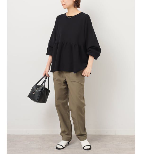 JOURNAL STANDARD relume「《WEB限定追加》ウォッシャブルペプラムプルオーバー」|ニット・セーター|