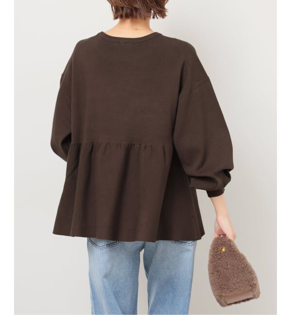 JOURNAL STANDARD relume「《WEB限定追加》ウォッシャブルペプラムプルオーバー」|ニット・セーター|