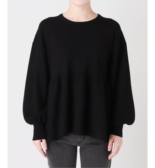 JOURNAL STANDARD relume「《WEB限定追加》ウォッシャブルペプラムプルオーバー」|ニット・セーター|