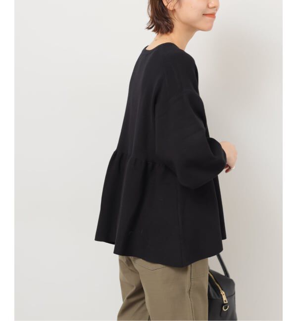 JOURNAL STANDARD relume「《WEB限定追加》ウォッシャブルペプラムプルオーバー」|ニット・セーター|