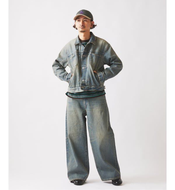 JOURNAL STANDARD relume「スモーキーデニム スーパーワイド エンジニアド パンツ」|デニム|