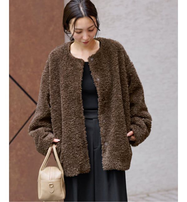 JOURNAL STANDARD relume「《WEB限定追加2》ボアカラーレスジャケット」|その他|