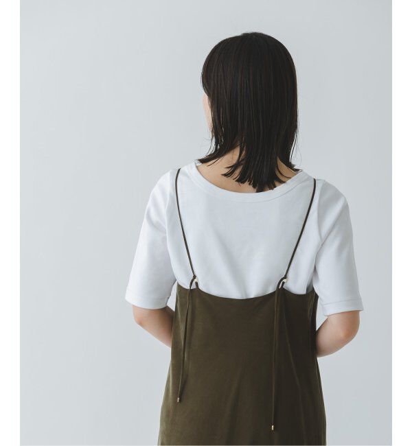 NOBLE「《追加》スビンコットンソフトスクエアーネックTシャツ」|Tシャツ・カットソー|