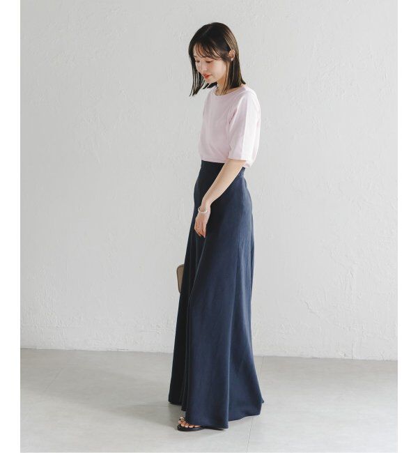 NOBLE「《追加》スビンコットンソフトスクエアーネックTシャツ」|Tシャツ・カットソー|