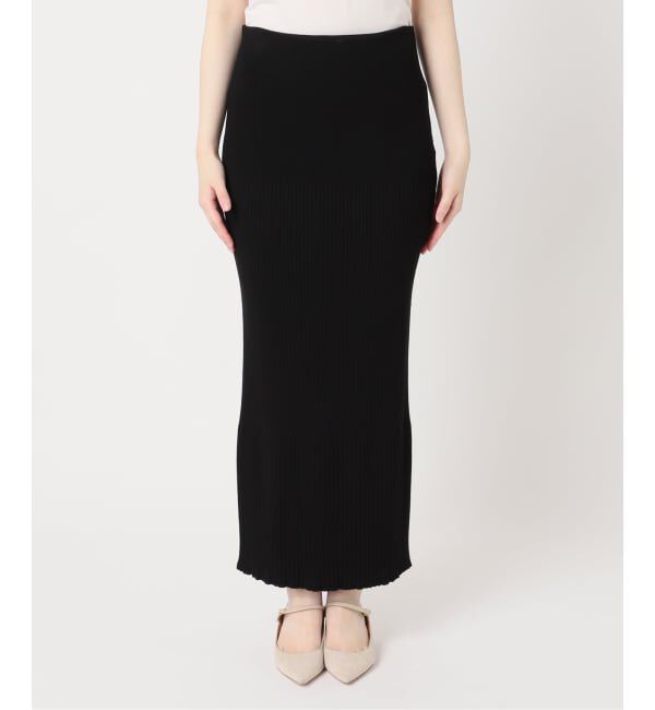 NOBLE「《追加2》リブニットタイトスカート」|スカート|