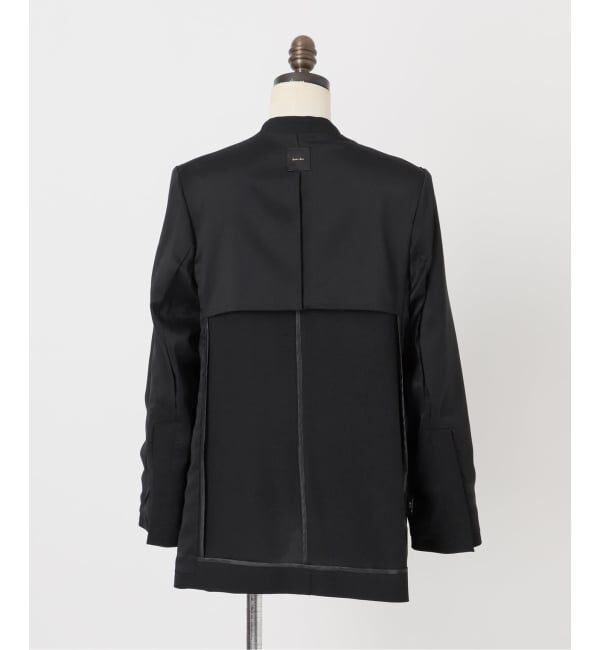 Spick and Span「トロストレッチVカラージャケット」|ノーカラージャケット|