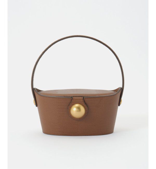  「nuer/ニューイ Pot tote bag」|ハンドバッグ|ブラウン