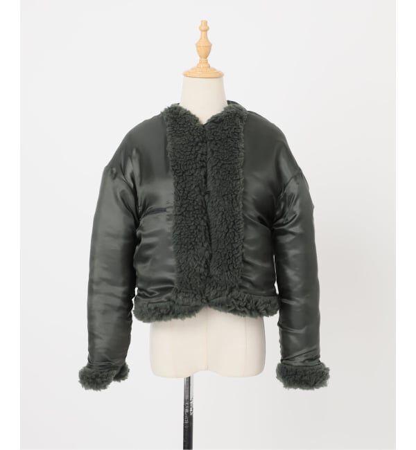  「TICCA / ティッカ ウールファーショートコート」|その他|