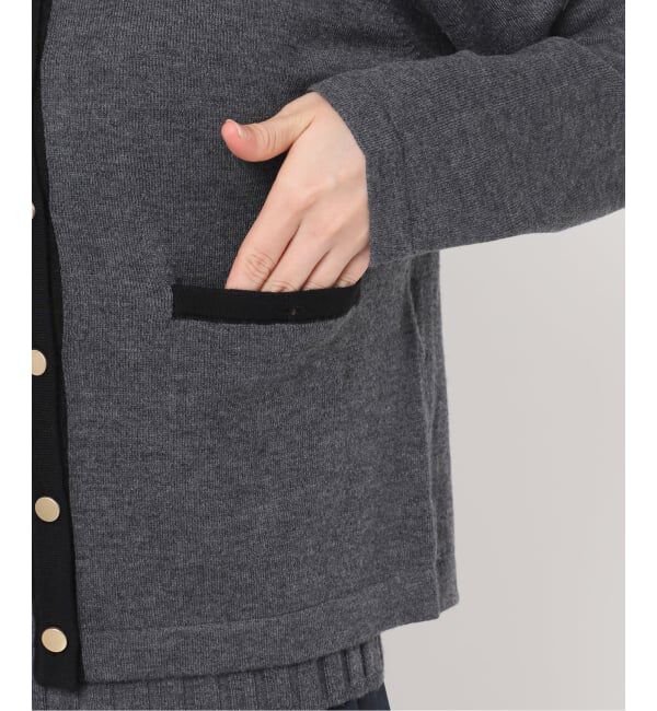  「《追加２》バイカラーアンサンブルカーディガン」|ニット・セーター|