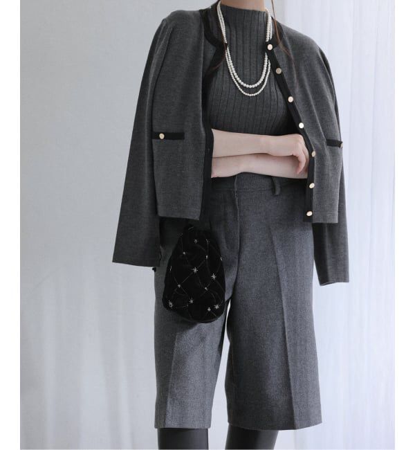  「《追加２》バイカラーアンサンブルカーディガン」|ニット・セーター|