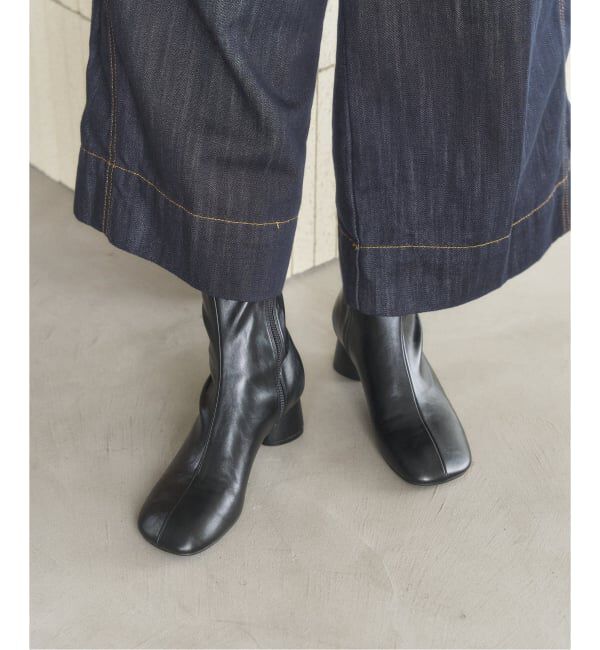  「《追加》4.5cmオブリークショートブーツ」|ショートブーツ|