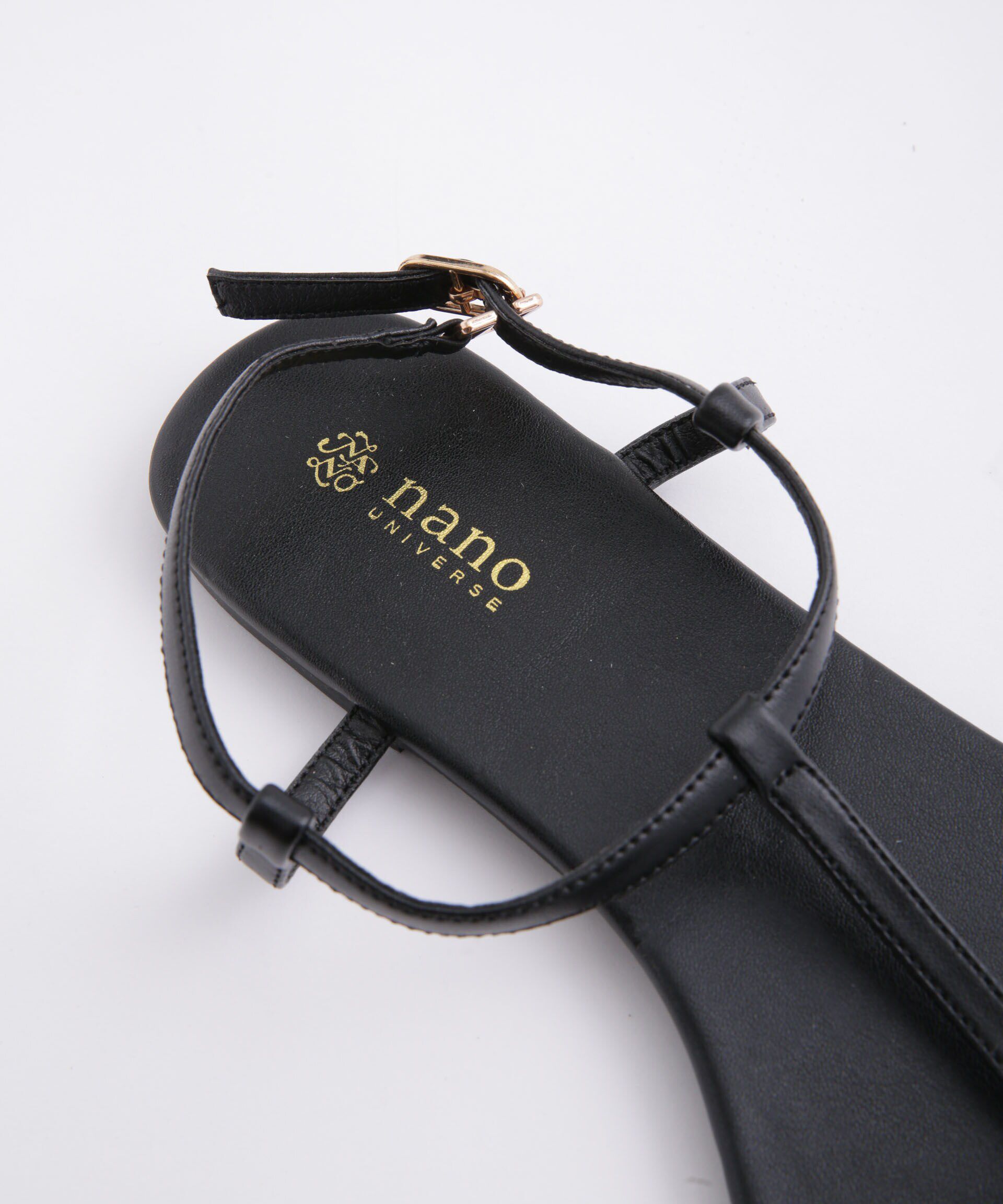 nano･universe「LB.04/Tストラップフラットサンダル」|サンダル|