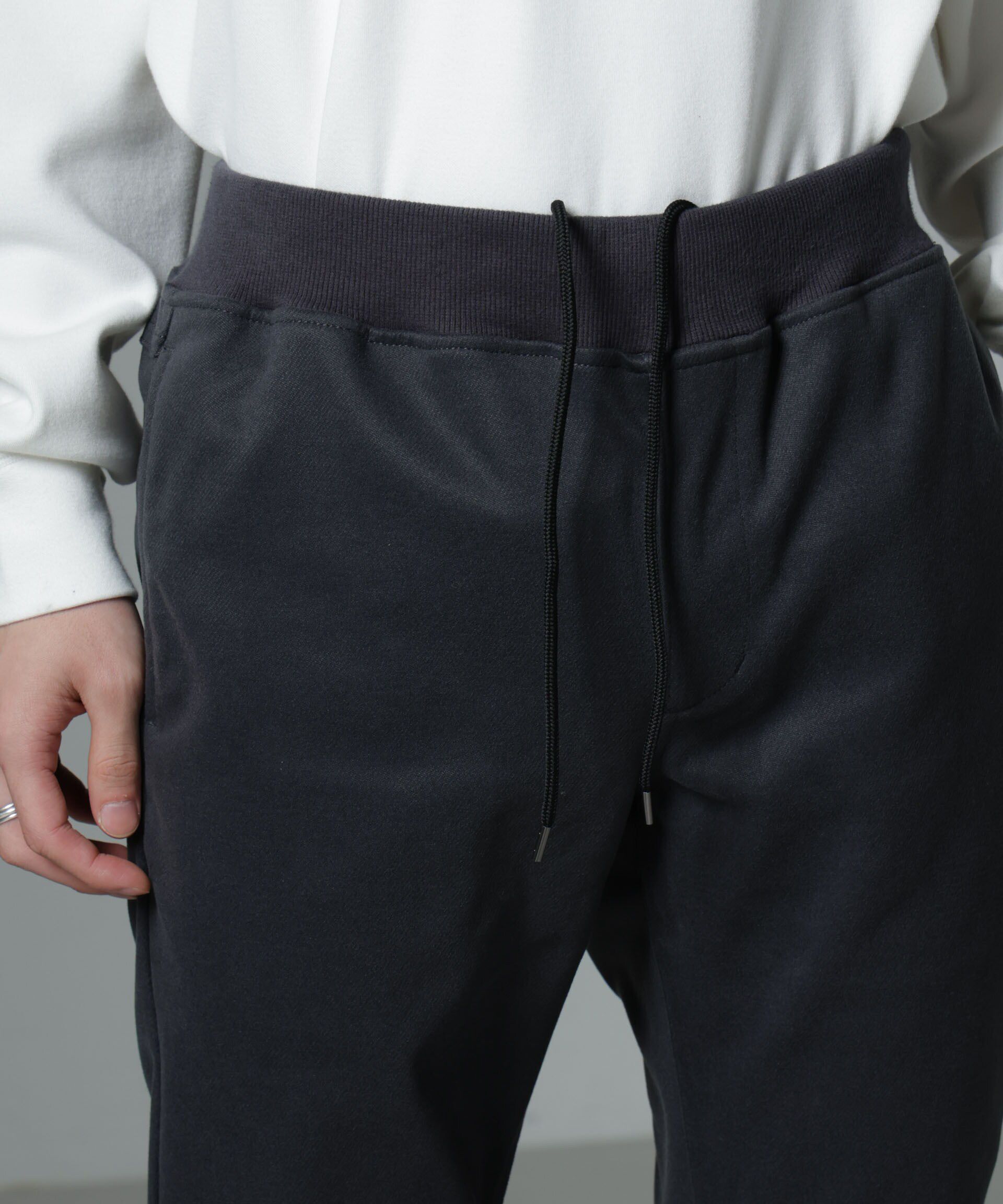 nano･universe「「MC」coveross(R)TECH WARM 裏起毛ツイル ジョガーパンツ」|チノ|