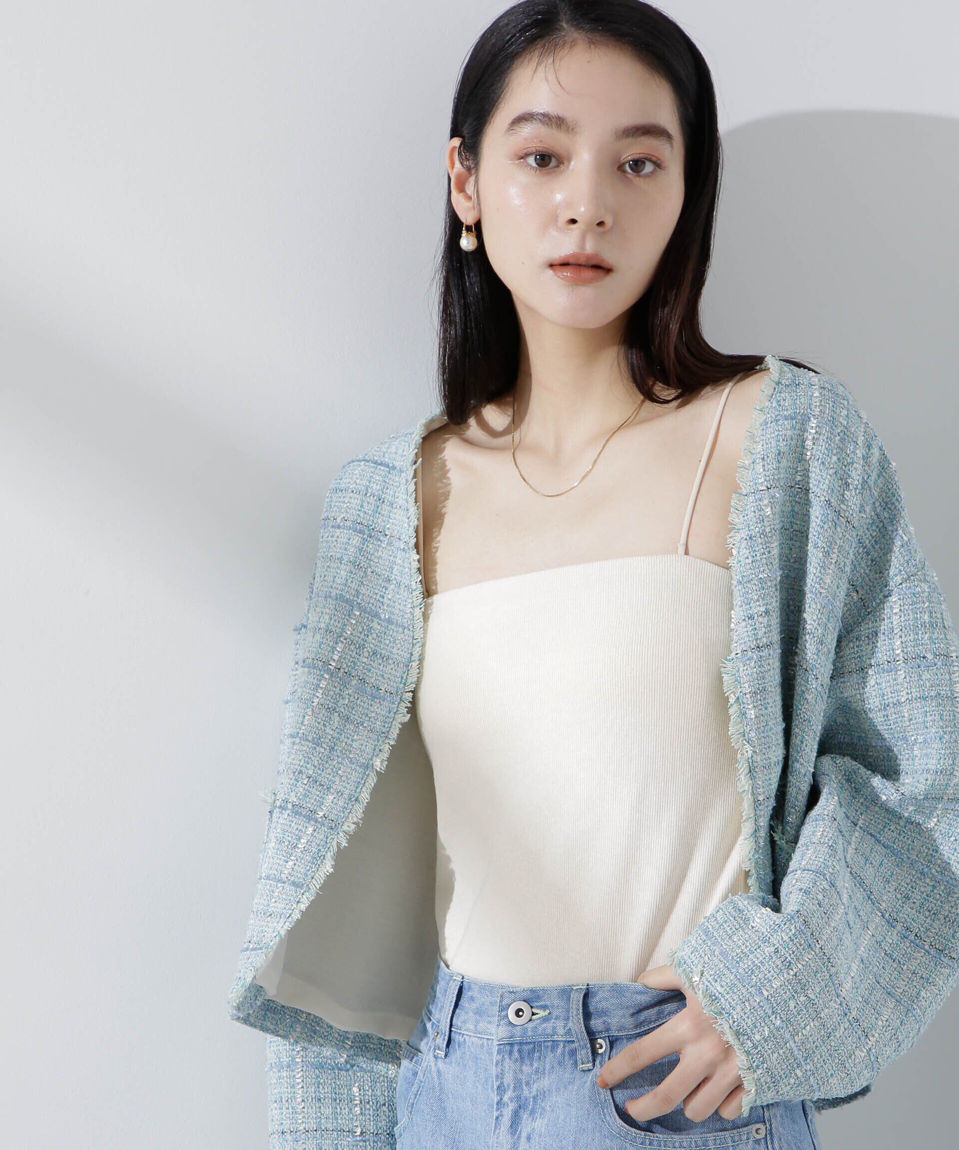 nano･universe「カップ付き2wayキャミベアトップ」|Tシャツ・カットソー|